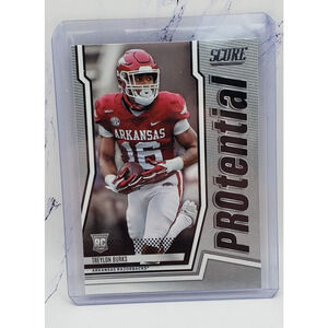 2022 Panini Score Protential Treylon Burks Rookie Card #P-TB Tennessee Titans